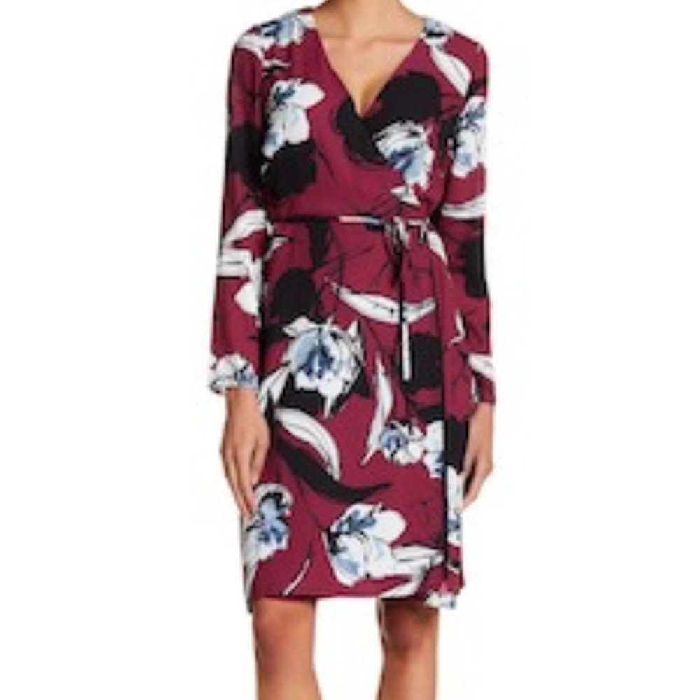 Alexia Admor Tulip Skirt Wrapped Dress